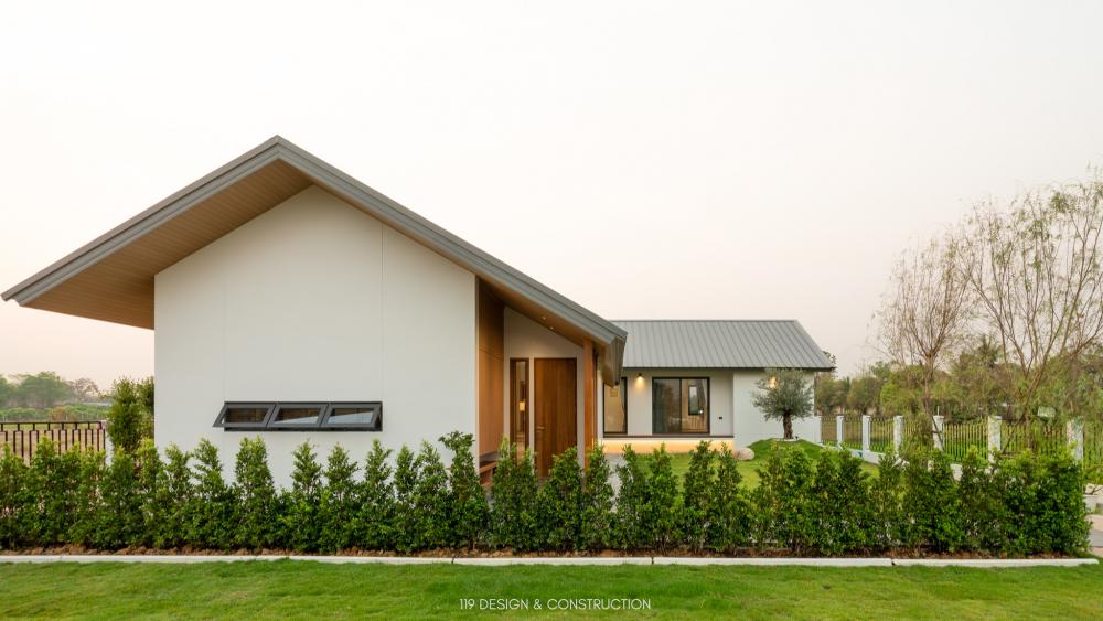 ไอเดียบ้านกลางนาพื้นที่ใช้สอย 231 ตร.ม. ตั้งอยู่ชานเมืองใน อ.หางดง จ.เชียงใหม่ ที่แวดล้อมไปด้วยธรรมชาติและทุ่งนา  รูปที่ 3