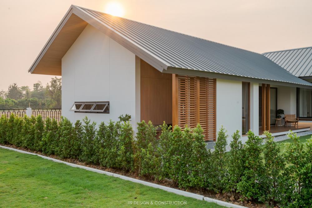 ไอเดียบ้านกลางนาพื้นที่ใช้สอย 231 ตร.ม. ตั้งอยู่ชานเมืองใน อ.หางดง จ.เชียงใหม่ ที่แวดล้อมไปด้วยธรรมชาติและทุ่งนา  รูปที่ 5