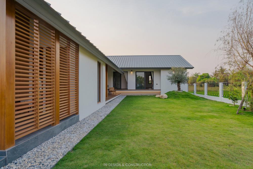 ไอเดียบ้านกลางนาพื้นที่ใช้สอย 231 ตร.ม. ตั้งอยู่ชานเมืองใน อ.หางดง จ.เชียงใหม่ ที่แวดล้อมไปด้วยธรรมชาติและทุ่งนา  รูปที่ 8