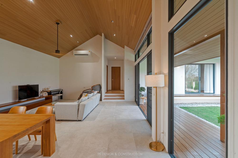 ไอเดียบ้านกลางนาพื้นที่ใช้สอย 231 ตร.ม. ตั้งอยู่ชานเมืองใน อ.หางดง จ.เชียงใหม่ ที่แวดล้อมไปด้วยธรรมชาติและทุ่งนา  รูปที่ 35