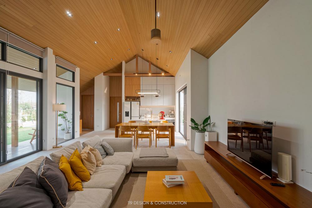 ไอเดียบ้านกลางนาพื้นที่ใช้สอย 231 ตร.ม. ตั้งอยู่ชานเมืองใน อ.หางดง จ.เชียงใหม่ ที่แวดล้อมไปด้วยธรรมชาติและทุ่งนา  รูปที่ 22