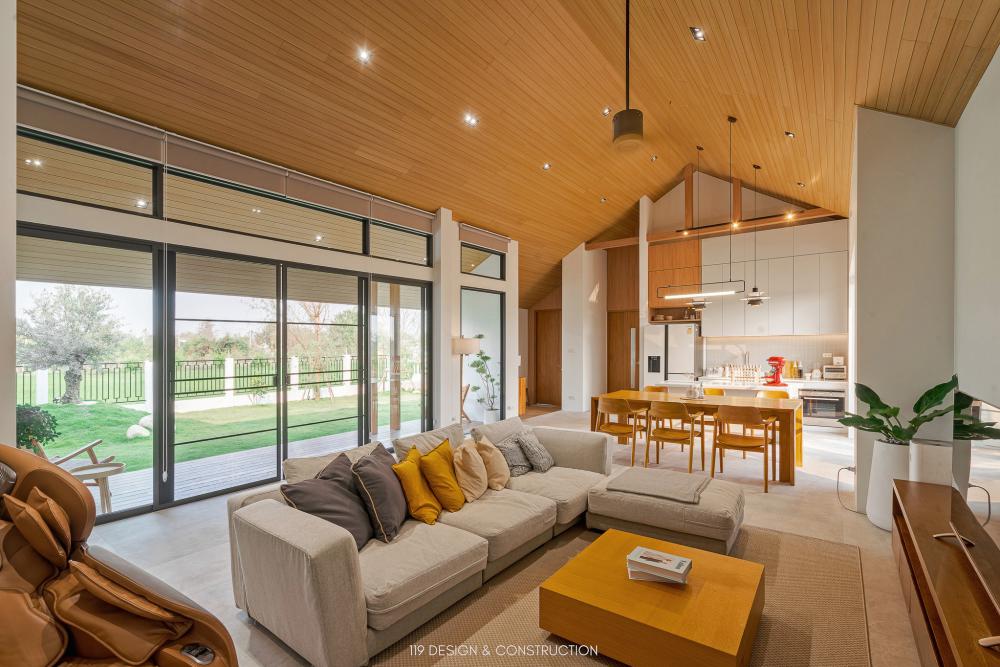 ไอเดียบ้านกลางนาพื้นที่ใช้สอย 231 ตร.ม. ตั้งอยู่ชานเมืองใน อ.หางดง จ.เชียงใหม่ ที่แวดล้อมไปด้วยธรรมชาติและทุ่งนา  รูปที่ 24