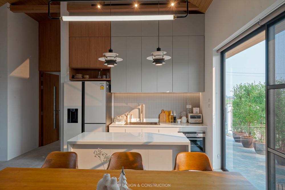 ไอเดียบ้านกลางนาพื้นที่ใช้สอย 231 ตร.ม. ตั้งอยู่ชานเมืองใน อ.หางดง จ.เชียงใหม่ ที่แวดล้อมไปด้วยธรรมชาติและทุ่งนา  รูปที่ 28