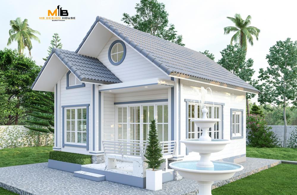 แบบบ้าน T06 คอสเทจ หลังน้อย ๆ 2 ห้องนอน 1 ห้องน้ำ งบ 6 แสนต้นๆ รูปที่ 15