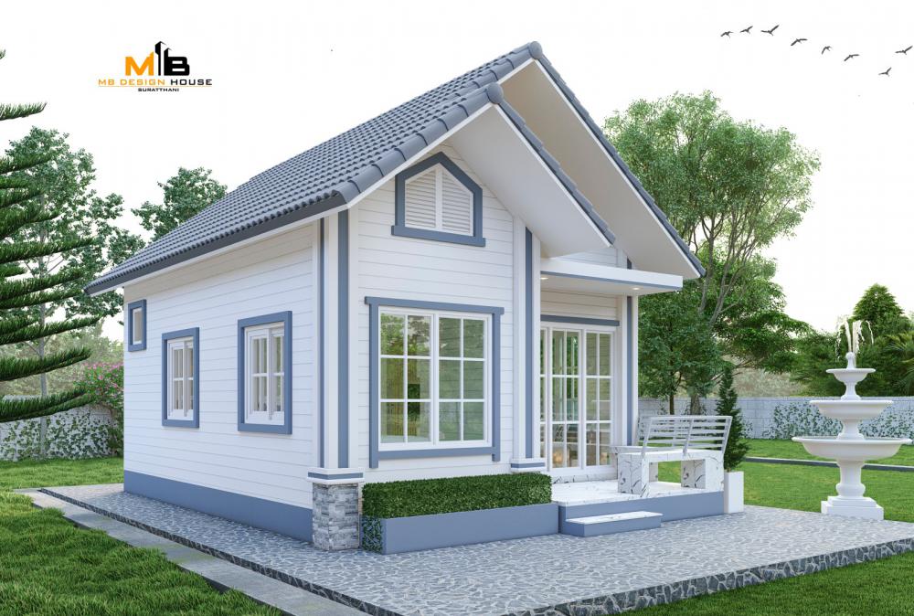 แบบบ้าน T06 คอสเทจ หลังน้อย ๆ 2 ห้องนอน 1 ห้องน้ำ งบ 6 แสนต้นๆ รูปที่ 16