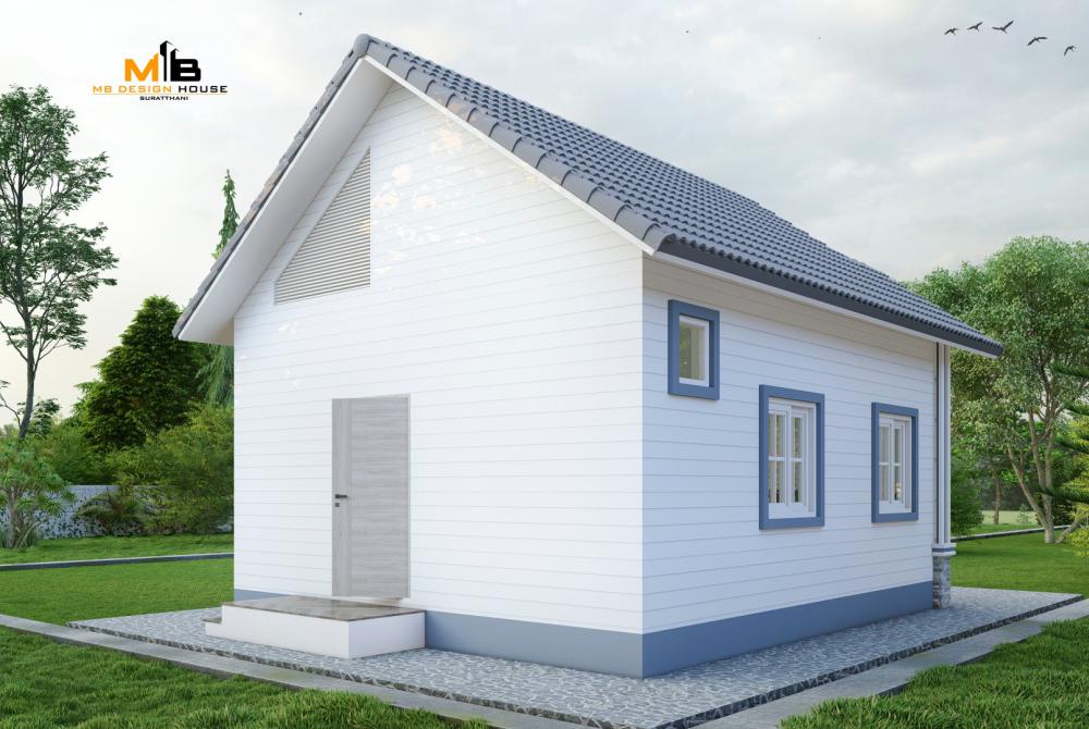 แบบบ้าน T06 คอสเทจ หลังน้อย ๆ 2 ห้องนอน 1 ห้องน้ำ งบ 6 แสนต้นๆ รูปที่ 18