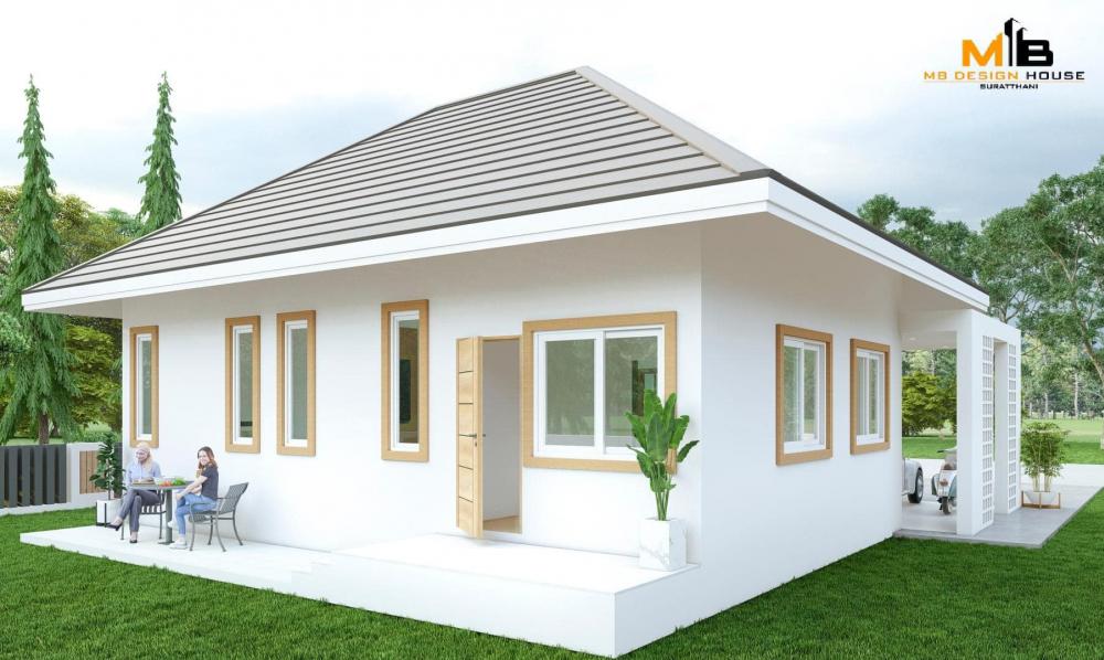 แบบบ้านทรงจั่วผสมมินิมอล ดูอบอุ่นน่ารักที่สุด รูปที่ 11