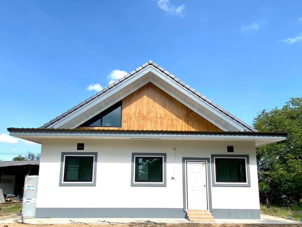 บ้านไสตล์นอร์ดิก ขนาด 3 ห้องนอน 2 ห้องน้ำ งบ 1.1 ลบ. เจ้าของบ้านไปขยายต่อครัวเพิ่ม รูปที่ 4