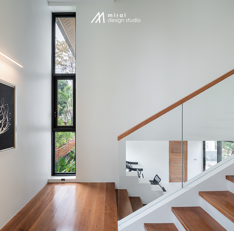 บ้านทรงจั่วสไตล์โมเดิร์น ตกแต่งภายในบ้านหรูหราลงตัว รูปที่ 13