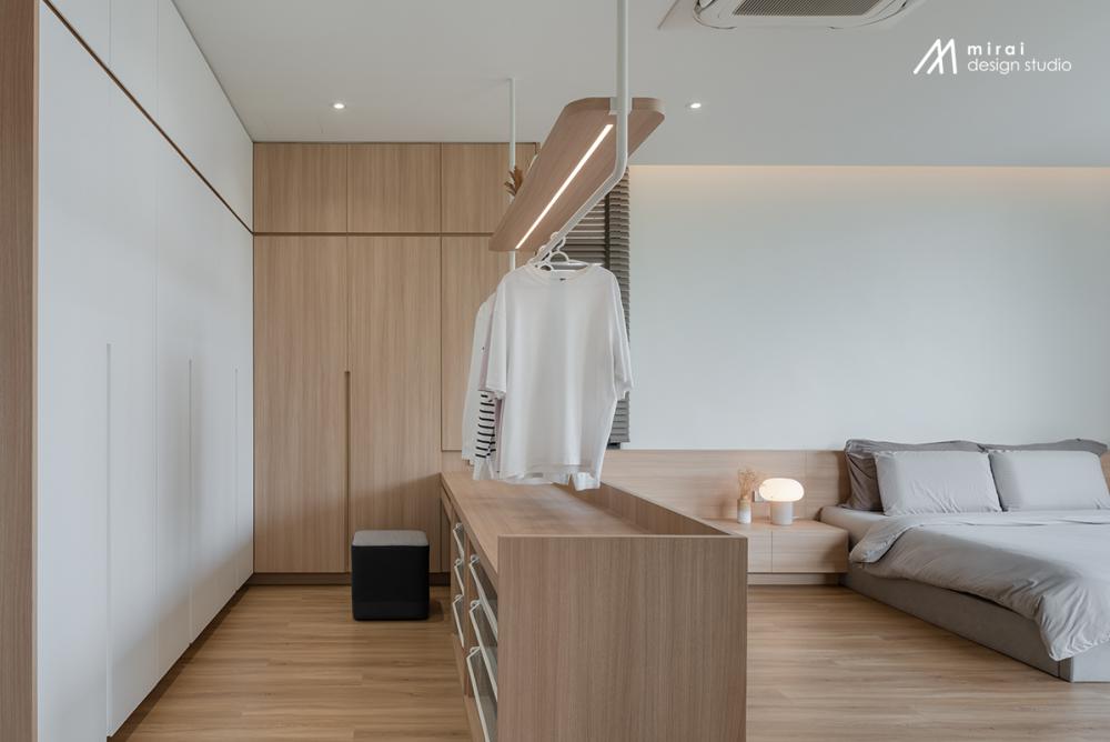 บ้านทรงจั่วสไตล์โมเดิร์น ตกแต่งภายในบ้านหรูหราลงตัว รูปที่ 19