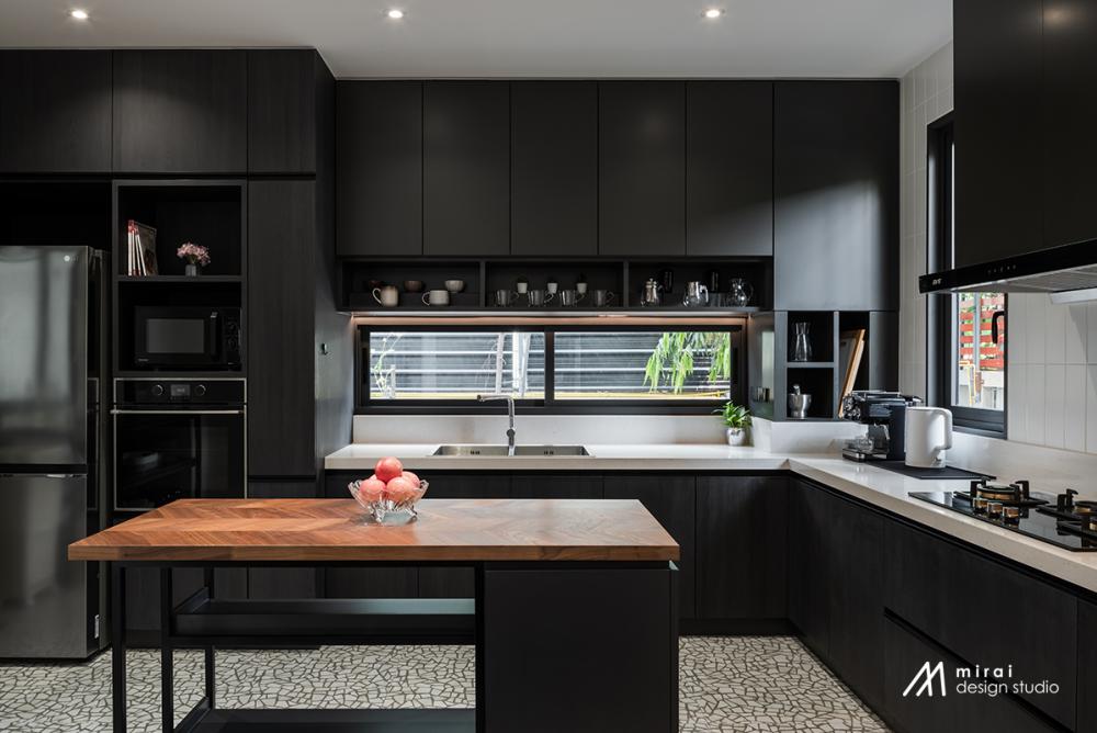 บ้านทรงจั่วสไตล์โมเดิร์น ตกแต่งภายในบ้านหรูหราลงตัว รูปที่ 20