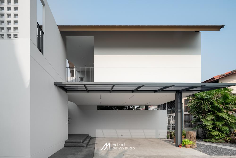 บ้านทรงจั่วสไตล์โมเดิร์น ตกแต่งภายในบ้านหรูหราลงตัว รูปที่ 7