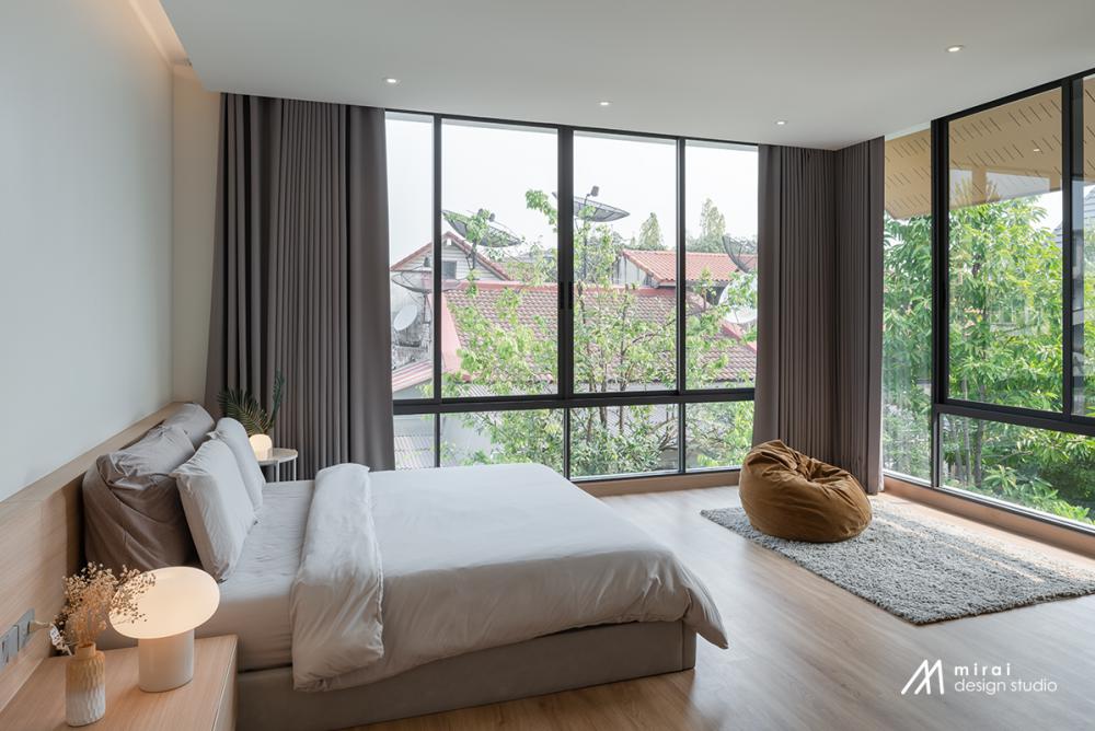 บ้านทรงจั่วสไตล์โมเดิร์น ตกแต่งภายในบ้านหรูหราลงตัว รูปที่ 39