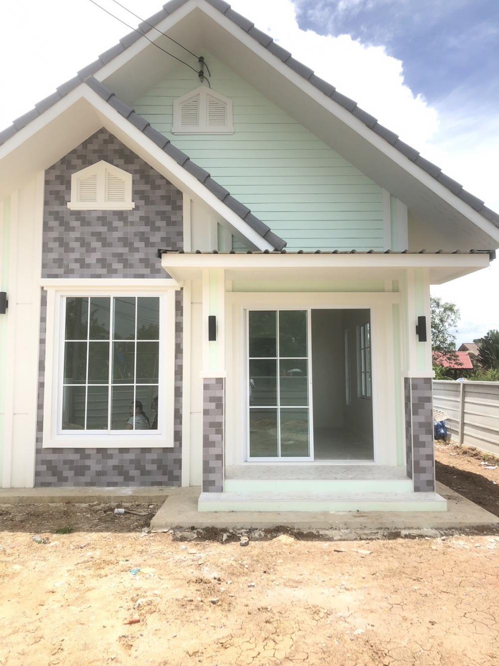 บ้านไสตล์คอสเทจหลังน้อยๆ  ขนาด 2 ห้องนอน 1 ห้องน้ำ งบ 6.5 แสน  ตกแต่งด้วย สีพาสเทล หวานแหวว น่ารัก รูปที่ 7