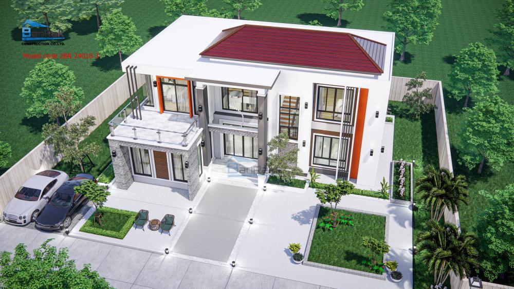 บ้านพักอาศัยสองชั้น 3 ห้องนอน 4 ห้องน้ำ งบ 4.53 ลบ. รูปที่ 13