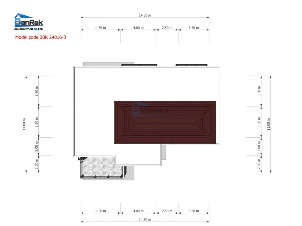 บ้านพักอาศัยสองชั้น 3 ห้องนอน 4 ห้องน้ำ งบ 4.53 ลบ. รูปที่ 5
