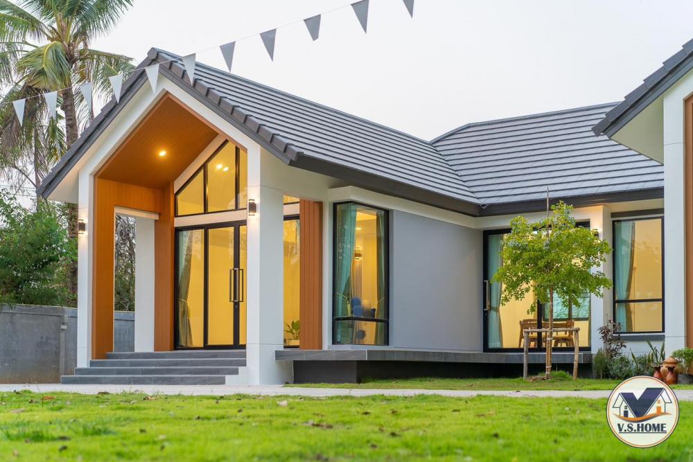 บ้านพักอาศัยชั้นเดียวสไตล์นอร์ดิกมินิมอลแฝด สวยน่าอยู่มาก กลิ่นอายมินิมอลมูจิ รูปที่ 10