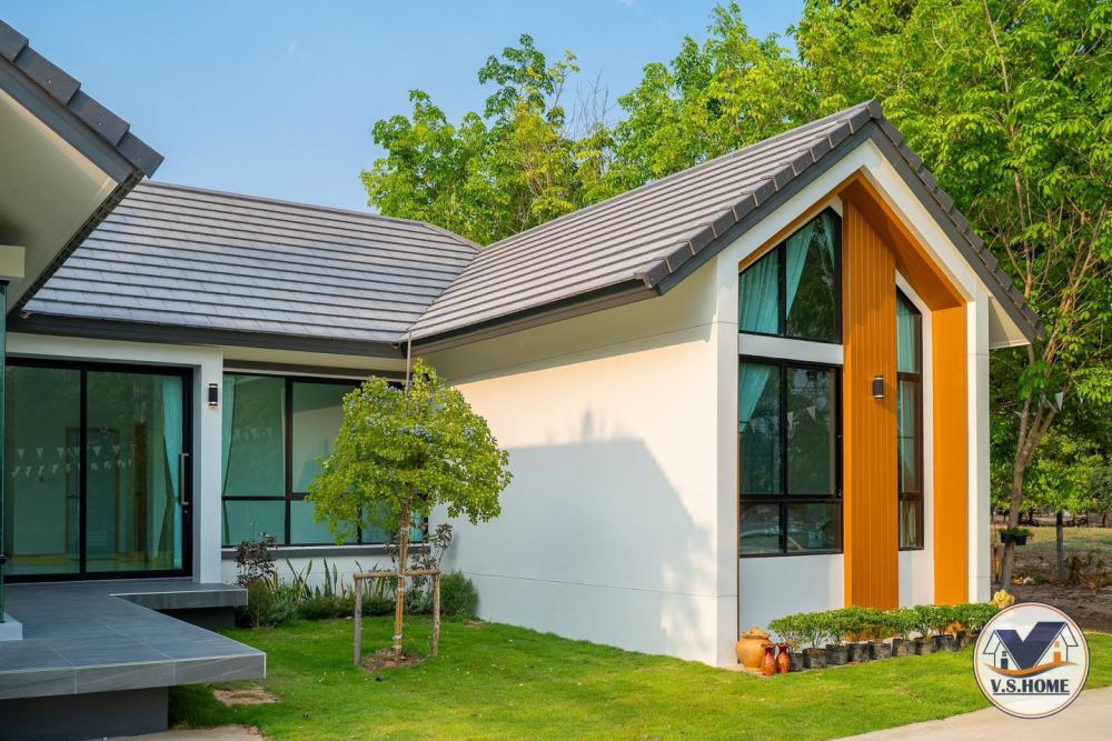 บ้านพักอาศัยชั้นเดียวสไตล์นอร์ดิกมินิมอลแฝด สวยน่าอยู่มาก กลิ่นอายมินิมอลมูจิ รูปที่ 4