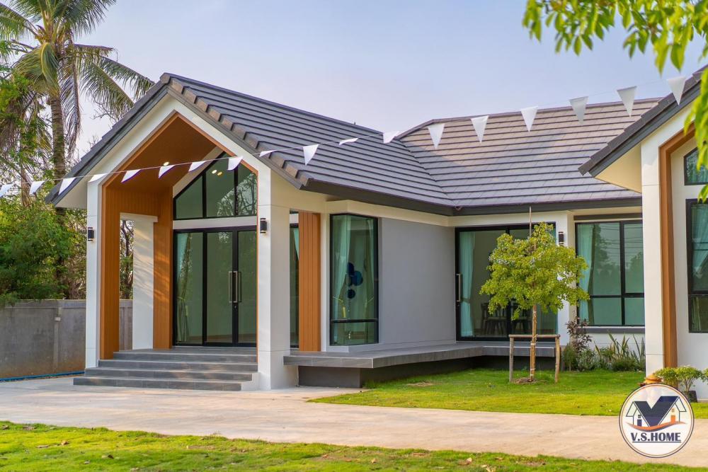 บ้านพักอาศัยชั้นเดียวสไตล์นอร์ดิกมินิมอลแฝด สวยน่าอยู่มาก กลิ่นอายมินิมอลมูจิ รูปที่ 5