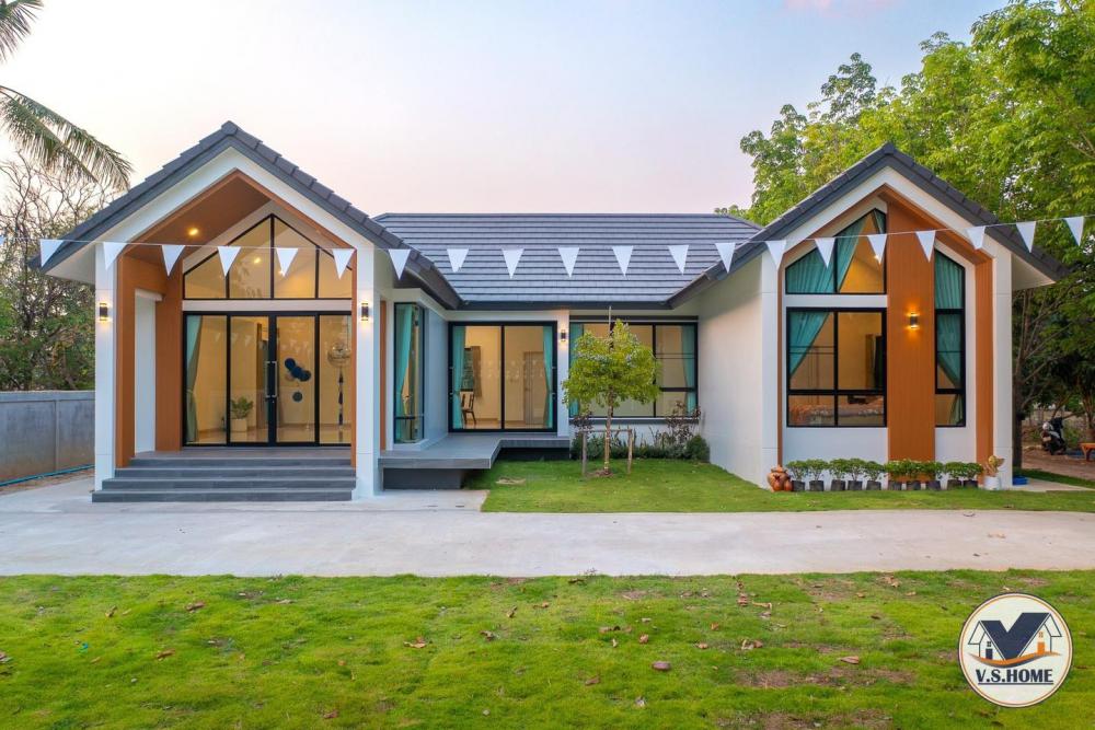 บ้านพักอาศัยชั้นเดียวสไตล์นอร์ดิกมินิมอลแฝด สวยน่าอยู่มาก กลิ่นอายมินิมอลมูจิ รูปที่ 7