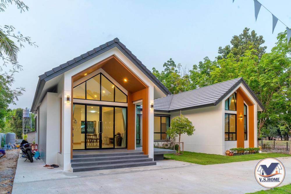 บ้านพักอาศัยชั้นเดียวสไตล์นอร์ดิกมินิมอลแฝด สวยน่าอยู่มาก กลิ่นอายมินิมอลมูจิ รูปที่ 8