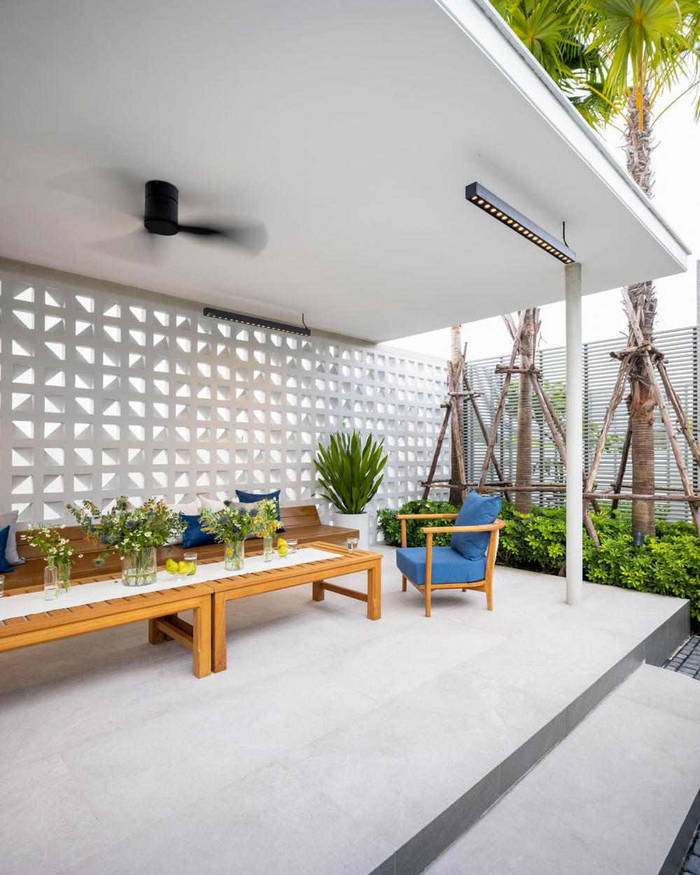 ไอเดียศาลาโมเดิร์นกลางแจ้งในสวนหลังบ้าน รูปที่ 4