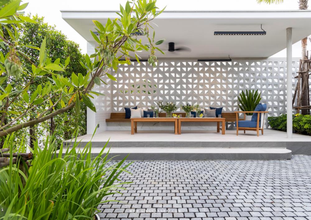 ศาลานั่งเล่นเป็นโจทย์ที่ถนัดมาก ยิ่งเหลือพื้นที่เยอะๆยิ่งออกแบบสนุก รูปที่ 1