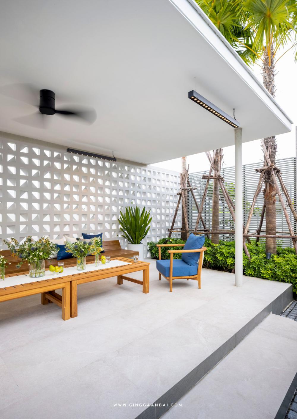 ศาลานั่งเล่นเป็นโจทย์ที่ถนัดมาก ยิ่งเหลือพื้นที่เยอะๆยิ่งออกแบบสนุก รูปที่ 4