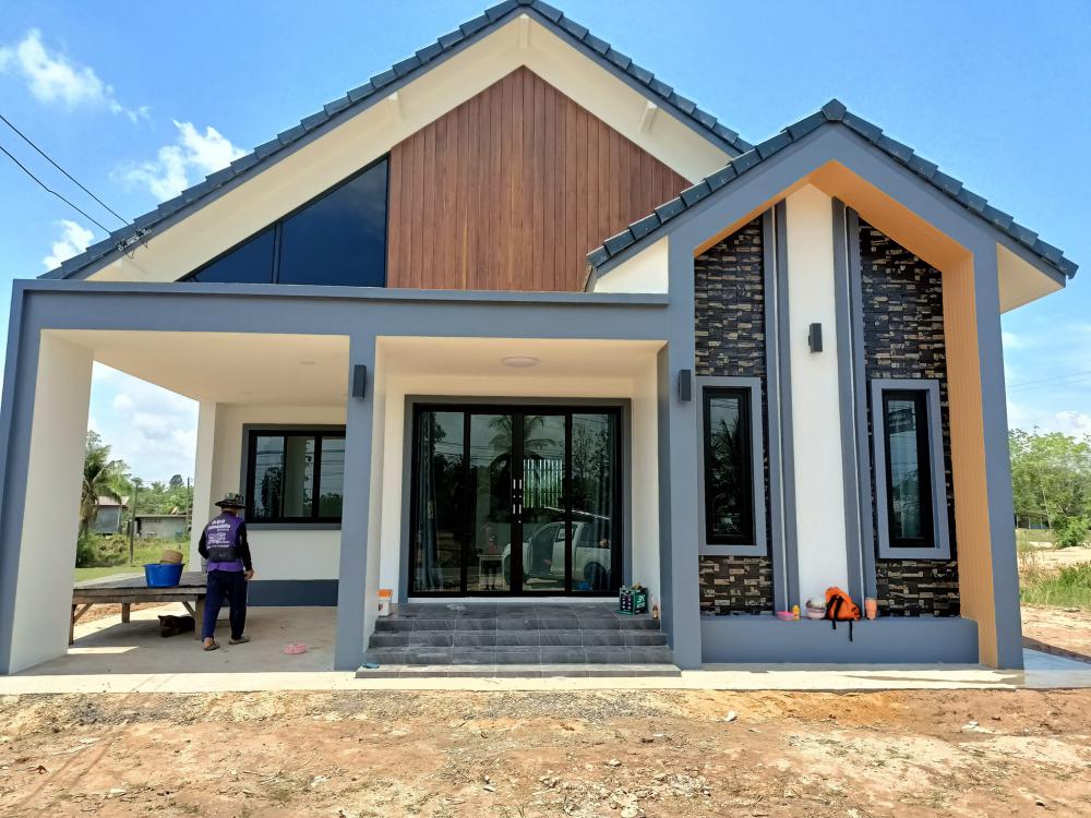 บ้านโมเดิร์นขนาด 3 ห้องนอน 2 ห้องน้ำ พื้นที่ใช้สอย 81 ตร.ม. งบ 1.1-1.2 ล้าน รูปที่ 4