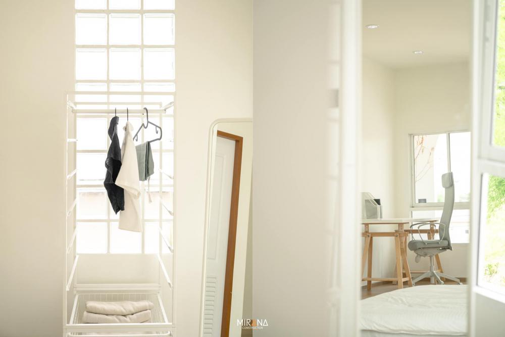 ไอเดียบ้านสร้างบ้านมินิมอลสองชั้น ขนาด 3 ห้องนอน 3 ห้องน้ำ พื้นที่ใช้สอย 160 ตร.ว. รูปที่ 10