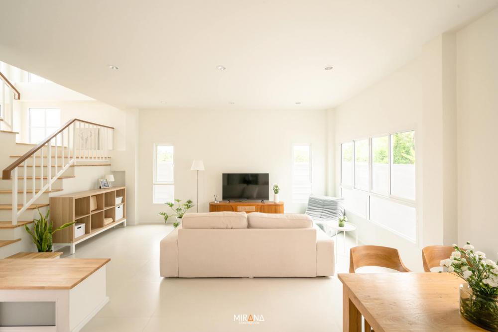 ไอเดียบ้านสร้างบ้านมินิมอลสองชั้น ขนาด 3 ห้องนอน 3 ห้องน้ำ พื้นที่ใช้สอย 160 ตร.ว. รูปที่ 3