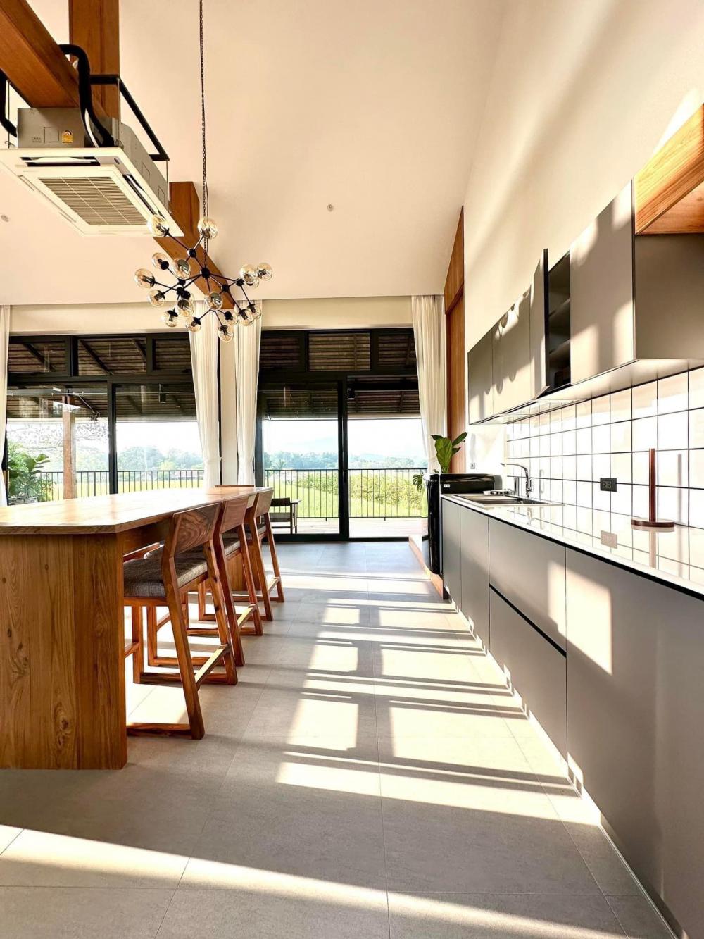 บ้านวัยเกษียณบ้านสองชั้น พื้นที่โล่ง อยู่แบบชนบทมีท้องทุ่งนา รูปที่ 10