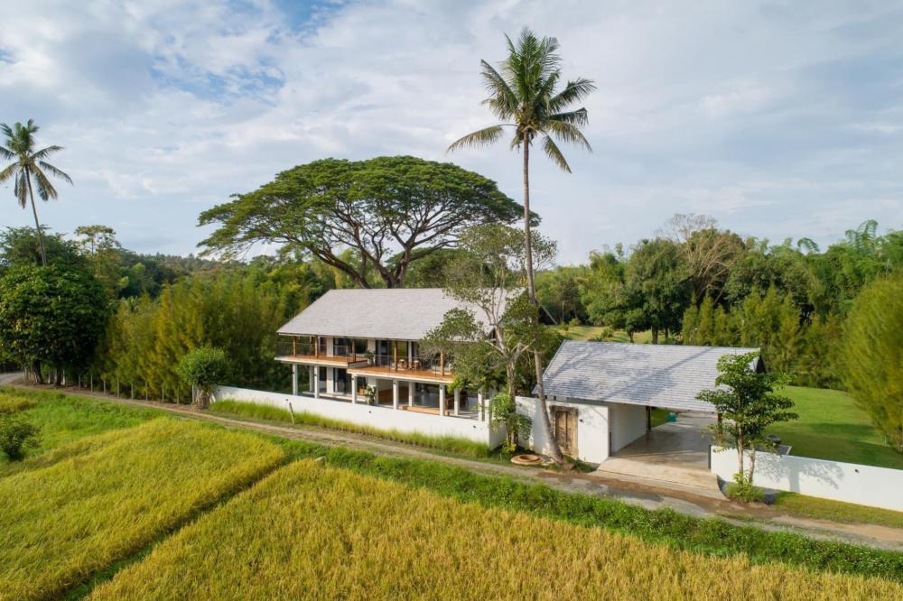 บ้านวัยเกษียณบ้านสองชั้น พื้นที่โล่ง อยู่แบบชนบทมีท้องทุ่งนา รูปที่ 12