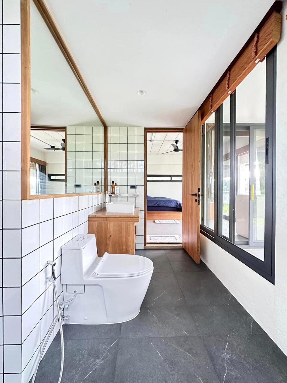 บ้านวัยเกษียณบ้านสองชั้น พื้นที่โล่ง อยู่แบบชนบทมีท้องทุ่งนา รูปที่ 14