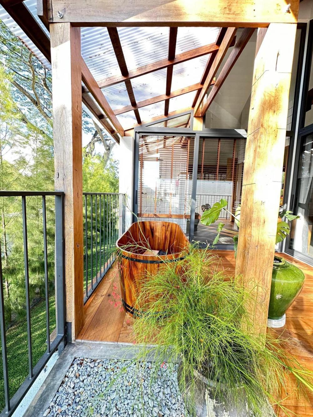 บ้านวัยเกษียณบ้านสองชั้น พื้นที่โล่ง อยู่แบบชนบทมีท้องทุ่งนา รูปที่ 18