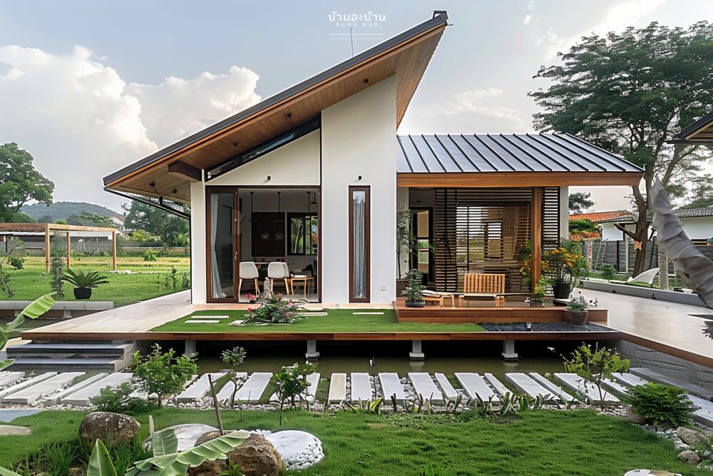 ไอเดียบ้านพักอาศัยไม่ใหญ่มาก สไตล์มินิมอล ทุกอย่างเรียบง่าย รูปที่ 6