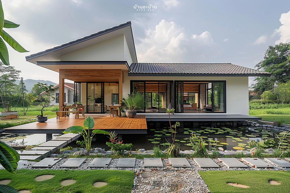 ไอเดียบ้านพักอาศัยไม่ใหญ่มาก สไตล์มินิมอล ทุกอย่างเรียบง่าย รูปที่ 9