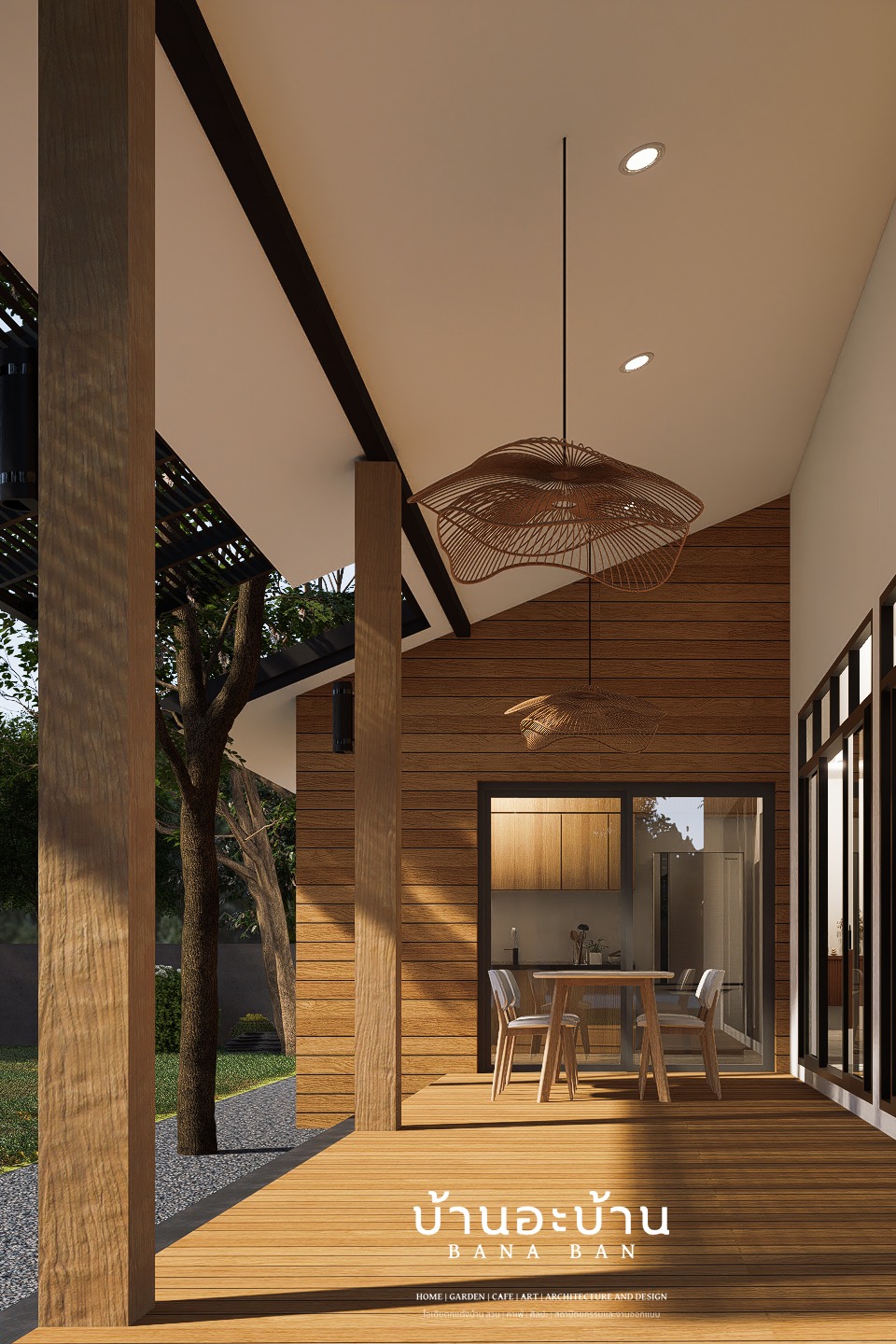 แบบบ้านพักอาศัย ณ l บ้าน  l ฌาน  l ปากช่องเขาใหญ่ l รูปที่ 5