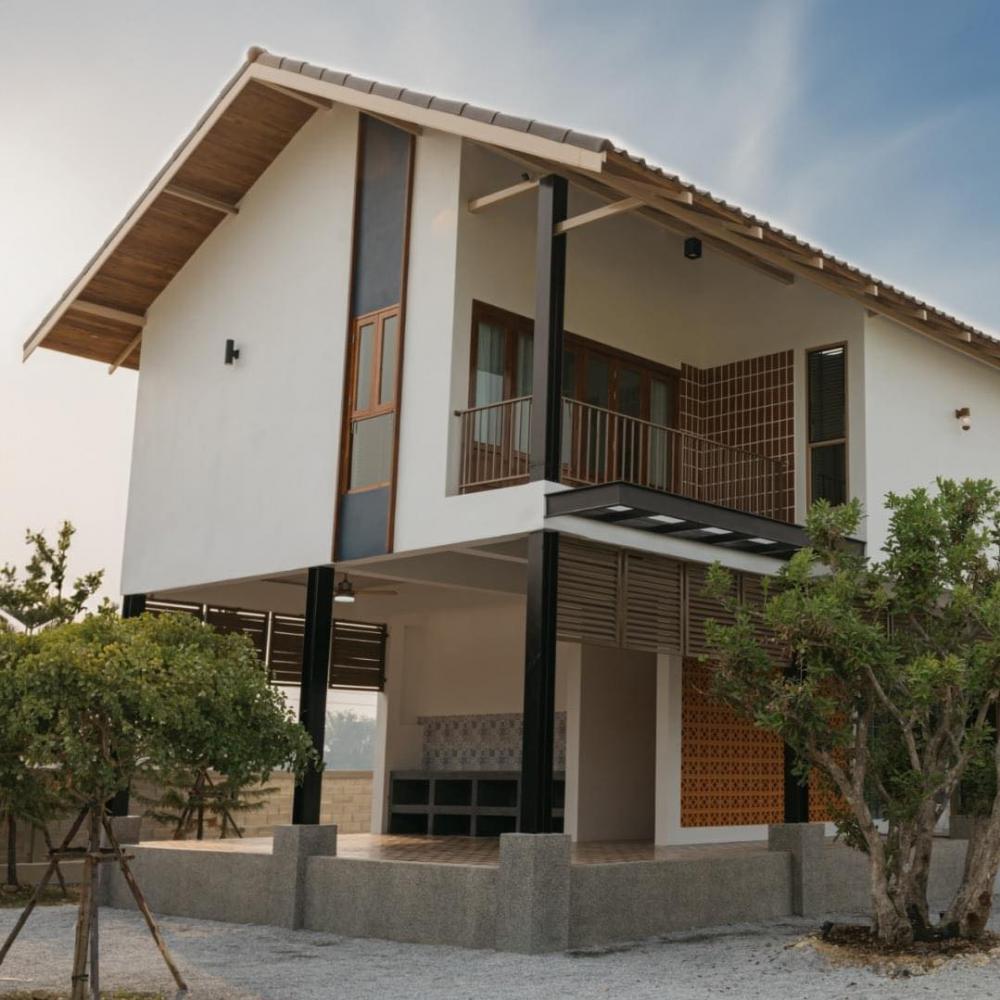 บ้านพักอาศัย 2ชั้น สไตล์สไตล์ทรอปิคอล 3 ห้องนอน 4 ห้องน้ำ ขนาด 416 ตร.ม. รูปที่ 9