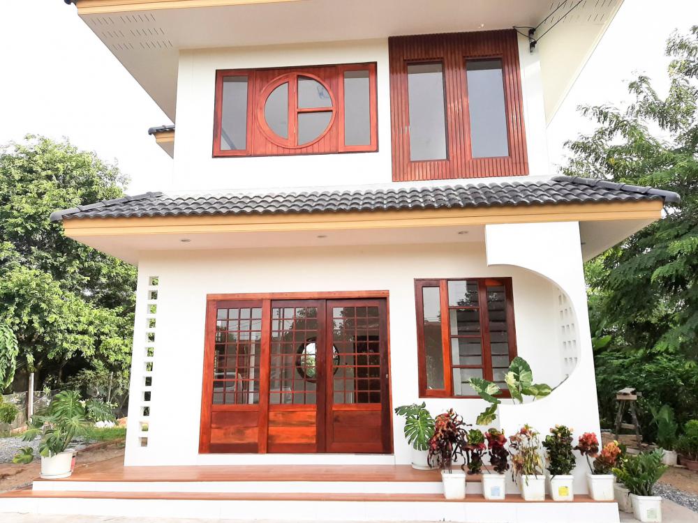 บ้านแนวญี่ปุ่นน่ารัก ๆ  สไตล์คาเฟ่สองชั้น 2 ห้องนอน 2 ห้องน้ำ งบ 1.2-1.3 ล้านบาท รูปที่ 3