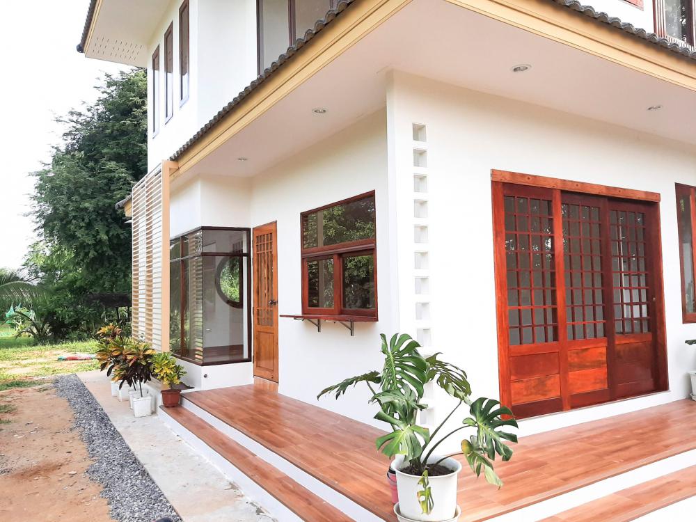 บ้านแนวญี่ปุ่นน่ารัก ๆ  สไตล์คาเฟ่สองชั้น 2 ห้องนอน 2 ห้องน้ำ งบ 1.2-1.3 ล้านบาท รูปที่ 4