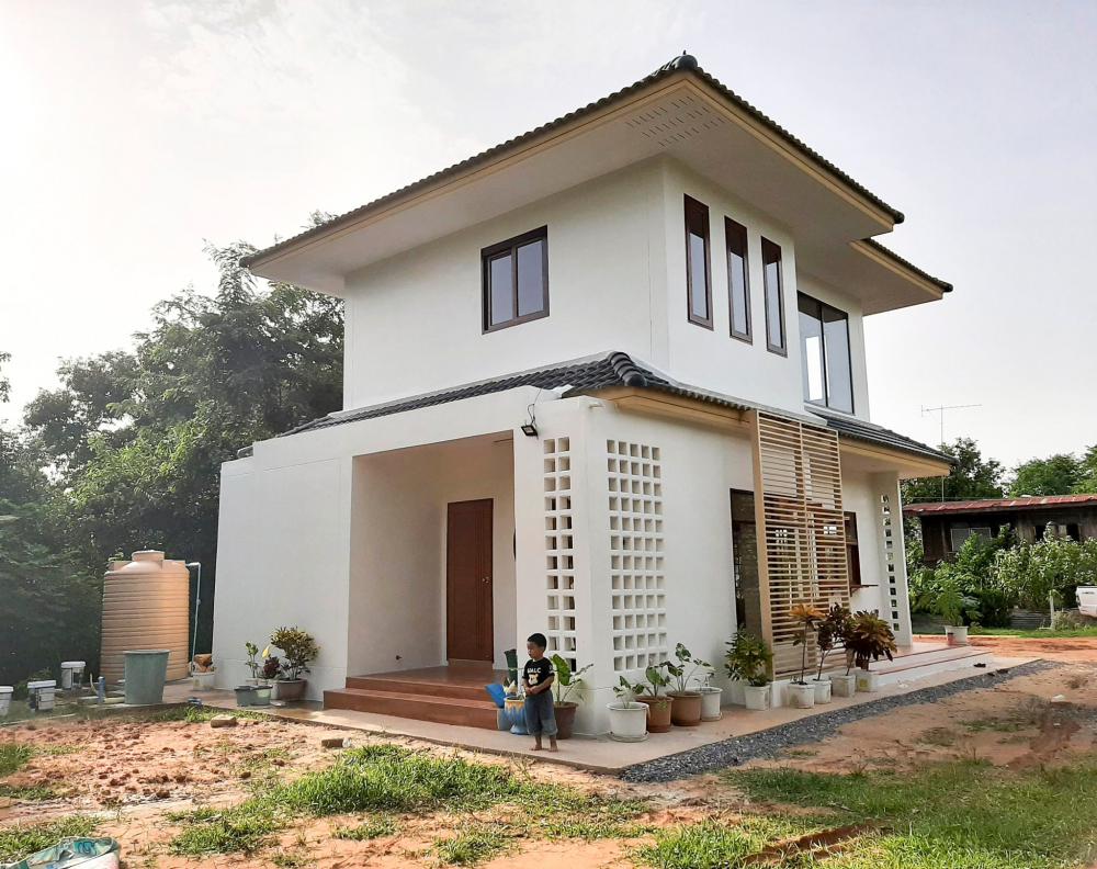 บ้านแนวญี่ปุ่นน่ารัก ๆ  สไตล์คาเฟ่สองชั้น 2 ห้องนอน 2 ห้องน้ำ งบ 1.2-1.3 ล้านบาท รูปที่ 8