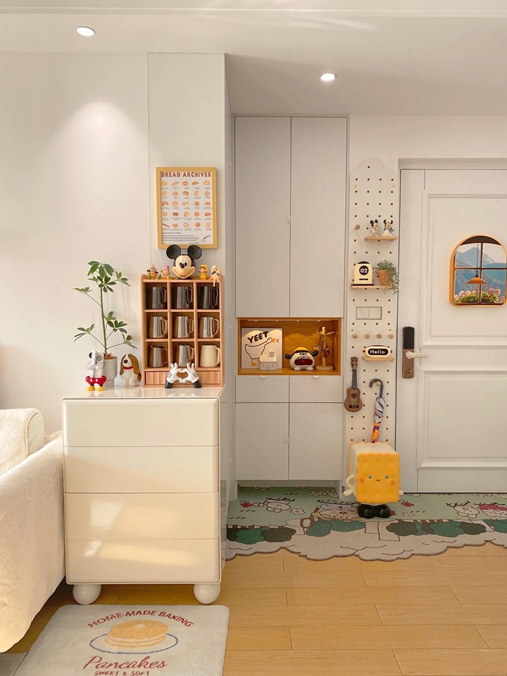 ไอเดียแต่งห้องโทนสีขาวแบบมินิมอล รูปที่ 10