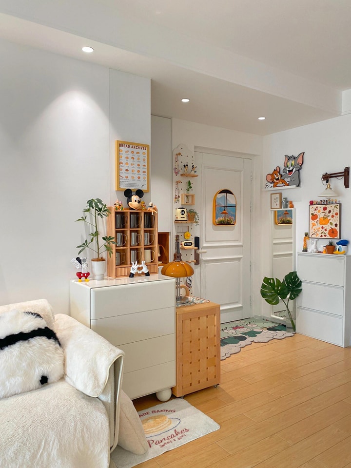 ไอเดียแต่งห้องโทนสีขาวแบบมินิมอล รูปที่ 7