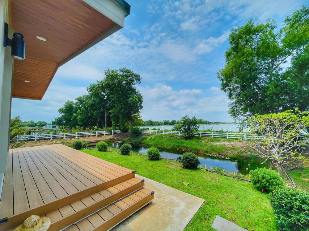 ไอเดียบ้านสวยในสวนพื้นที่กว้าง จัดสวนให้น่าอยู่ รูปที่ 7