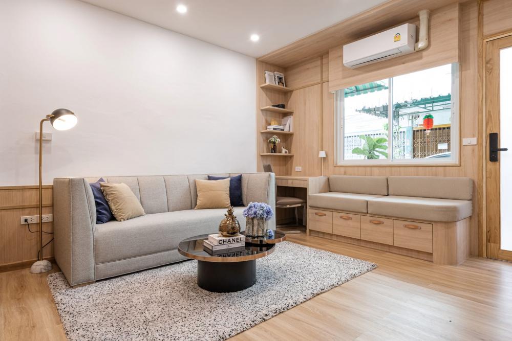 ไอเดียการรีโนเวททาวเฮ้าส์ 3 ชั้น ในย่านท่าพระ ผลงานจาก Fatboy Factory พื้นที่ใช้สอย 150 ตารางเมตร งบก่อสร้าง 1.5 ล้านบาท (ไม่รวมค่าออกแบบ) รูปที่ 11