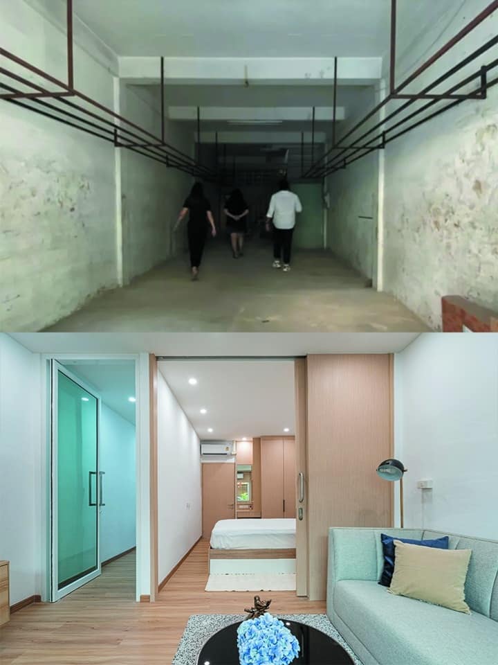 ไอเดียการรีโนเวททาวเฮ้าส์ 3 ชั้น ในย่านท่าพระ ผลงานจาก Fatboy Factory พื้นที่ใช้สอย 150 ตารางเมตร งบก่อสร้าง 1.5 ล้านบาท (ไม่รวมค่าออกแบบ) รูปที่ 15