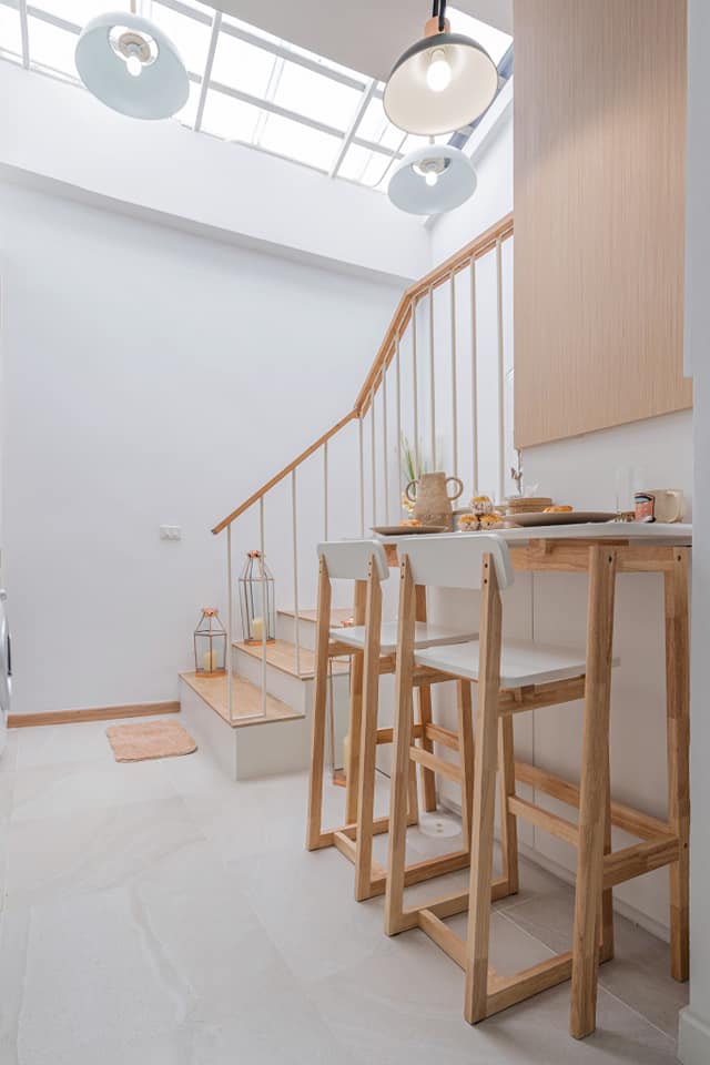 ไอเดียการรีโนเวททาวเฮ้าส์ 3 ชั้น ในย่านท่าพระ ผลงานจาก Fatboy Factory พื้นที่ใช้สอย 150 ตารางเมตร งบก่อสร้าง 1.5 ล้านบาท (ไม่รวมค่าออกแบบ) รูปที่ 20