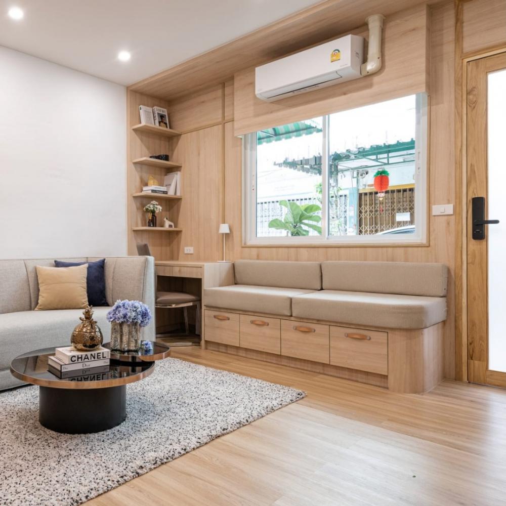 ไอเดียการรีโนเวททาวเฮ้าส์ 3 ชั้น ในย่านท่าพระ ผลงานจาก Fatboy Factory พื้นที่ใช้สอย 150 ตารางเมตร งบก่อสร้าง 1.5 ล้านบาท (ไม่รวมค่าออกแบบ) รูปที่ 5