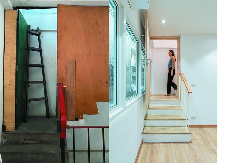 ไอเดียการรีโนเวททาวเฮ้าส์ 3 ชั้น ในย่านท่าพระ ผลงานจาก Fatboy Factory พื้นที่ใช้สอย 150 ตารางเมตร งบก่อสร้าง 1.5 ล้านบาท (ไม่รวมค่าออกแบบ) รูปที่ 37